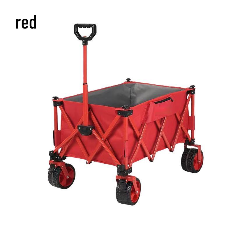 Portable Folding Handcart: Easy Storage Camping Cart & Kids Picnic Wagon