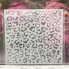 9Pcs/Set 13cm Bubble Dot Flower Arrow Texture DIY Craft Layering Stencils Painting Scrapbooking Embossing Album Template