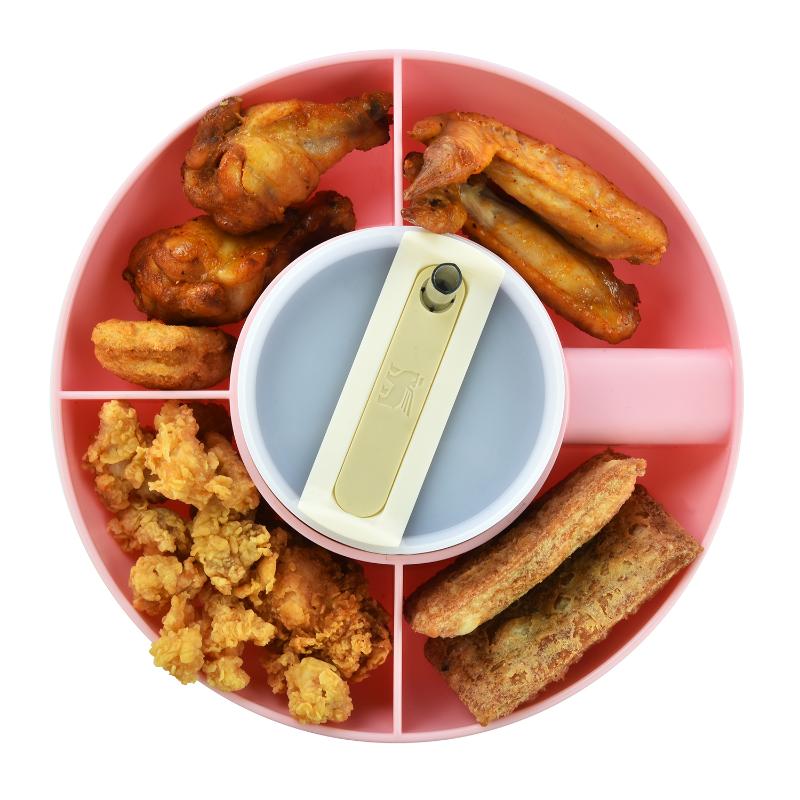 Tellerfach Obst Snackteller Obstteller Snacks Dessertteller Fall- und bruchfester Snackteller