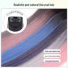 Seamless Gradient Clip-in Ear Dye Hair Extensions for Women