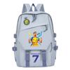 Football Player C Luo Peripheral Printing Trend Schoolbag Junior High School High School Students Large Capacity Spine Backpack