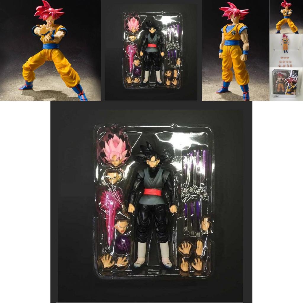 Black Saiya Action Figure From Dragon Ball Anime High-quality Pvc Material Perfect Holiday Gift
