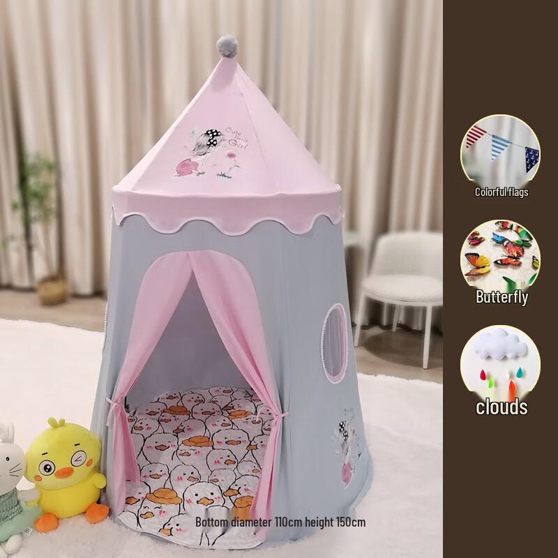 OEING Kids Indoor Bear Yurt Tent