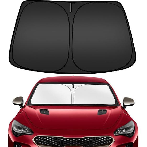 ARISMOTOR Windshield Sun Shade For Kia Carnival -2025 2026,  Fit Foldable Front Window Sunshade Sun Visor Protector, Block UV Rays Keep Your Car
