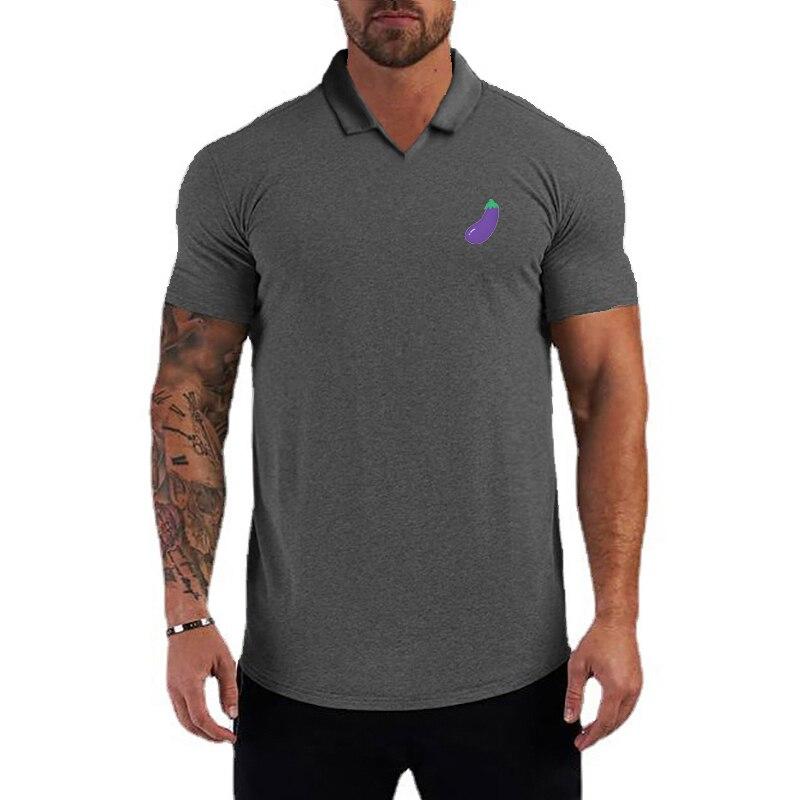 Do The Work Muscleguys New Arrival Cotton Graphic Printed Turned-collar Summer Fashion Bodybuilding Fitness Streetwear Thin Polo Shirt