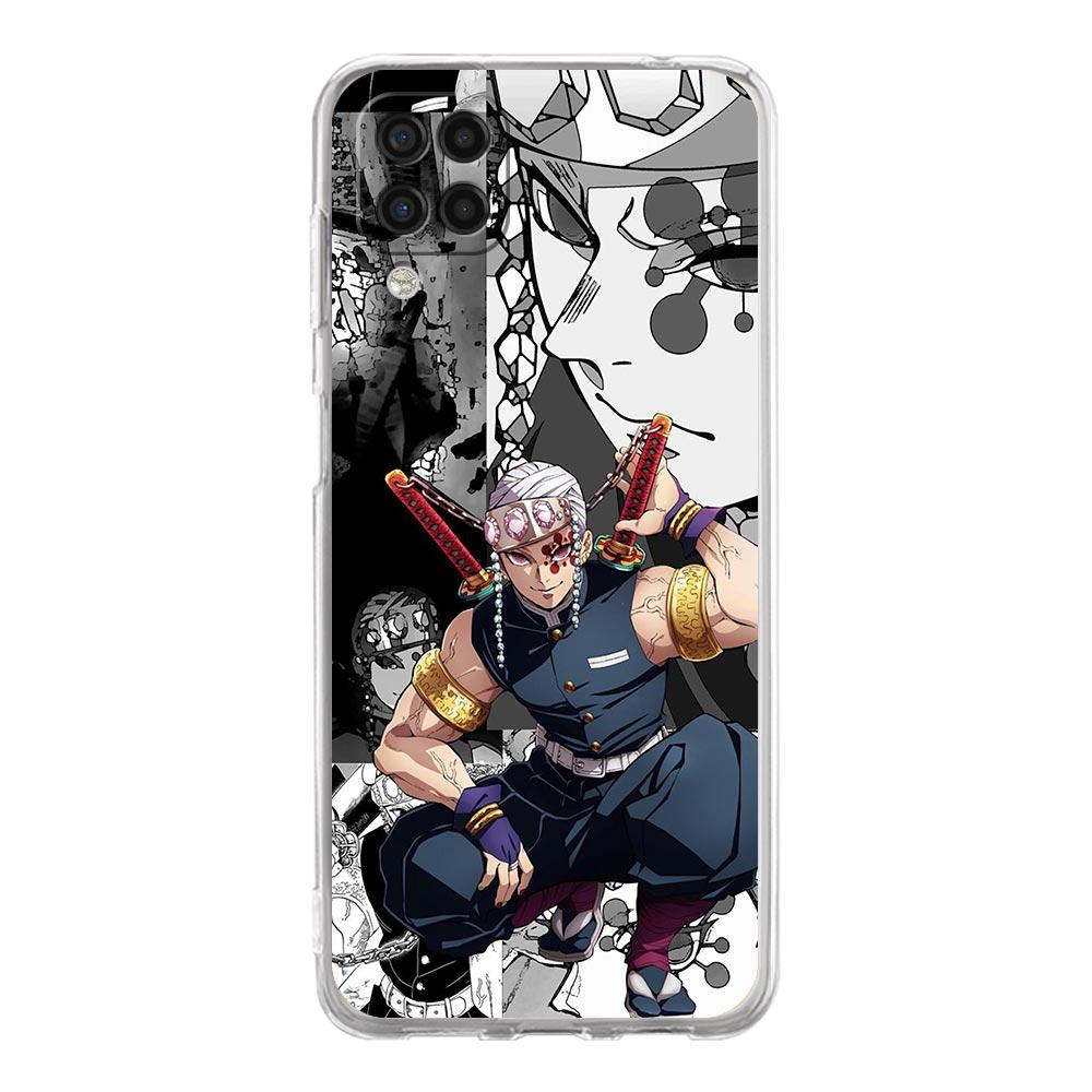 Husa de telefon Demon Slayer Tengen Uzui pentru Samsung Galaxy A51 A71 A21S A12 A11 A31 A41 A03S A13 A33 A73 A53 A52 A32 5G A23