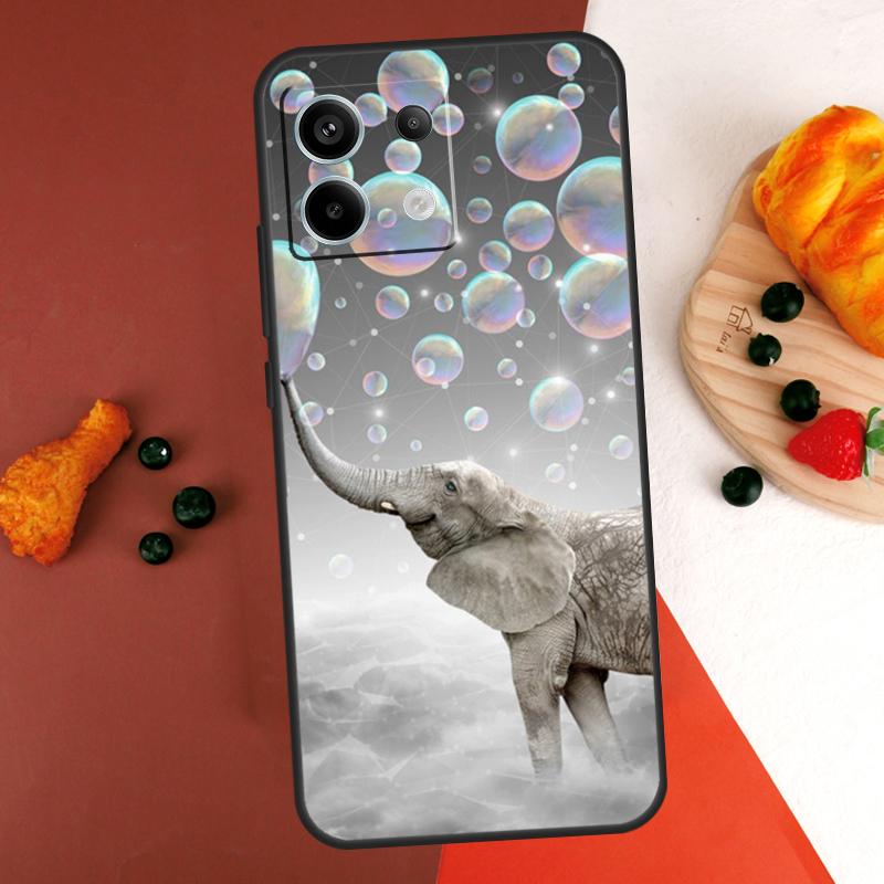 

Cute Elephant Cartoon Case For Xiaomi Redmi Note 14 9 10 11 12 13 Pro 9S 10S 11S 12S Redmi 13C 10C 12C 14C Coque Redmi Note 13ProPlus