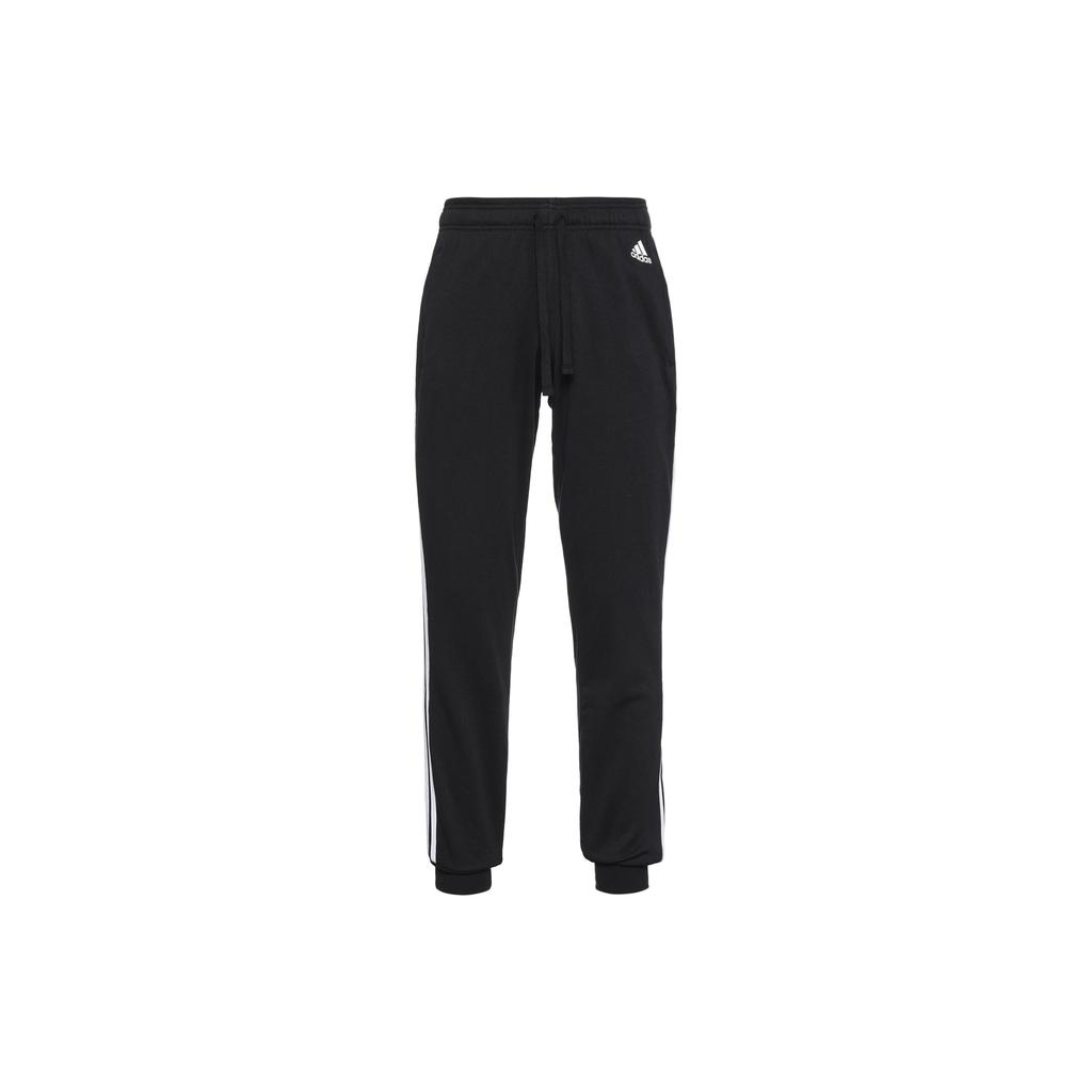 adidas Striped Knit Joggers Women Bottoms Black S97113
