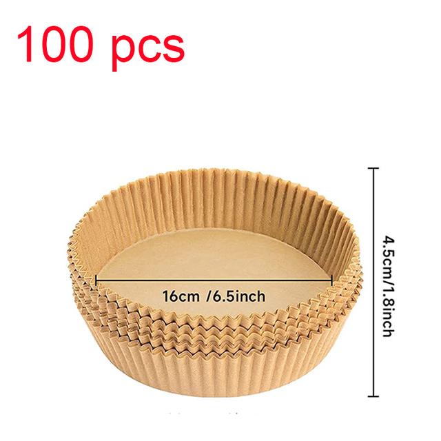 Fodera di Carta Usa e Getta Rettangolare per Friggitrice ad Aria 31 cm Antiaderente Carta Forno Speciale per Cestello di Cottura 2-10 QT