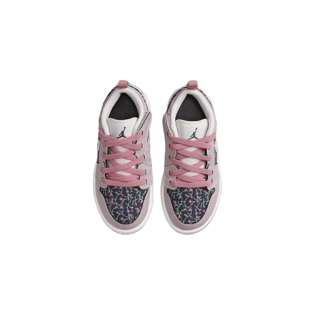 Air Jordan 1 Retro Low ALT SE PS Floral Platinum Violet Anthracite Red Stardust Sail FJ3446-001
