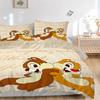 Chip Dale Adventure Print 3Pcs Bedding Setduvet Cover With 2 Bedropillowcase Home Birthday Gift