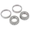 4 Pcs Trailer Wheel Hub Bearings Kit Steel Alloy L44643 Inner Outer Bearings with Outer Ring Grease