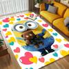 Minion Love Living Room Nonslip Area Rug Soft Carpet For Bedroom Game Playroom Sofa Office Home Decor Doormat Christmas Gift C92229