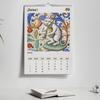 2026 Wall Calendar 12-Month Strange Cats In Renaissance Paintings Calendar for Home Office Unique Historical Cat Art Calendar for Cat Lovers