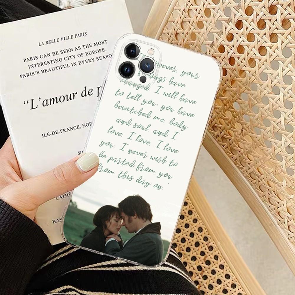 

Pride And Prejudice Jane Austen Phone Case For iPhone 15 14 11 12 13 Mini Pro XS Max Cover 6 7 8 Plus X XR SE 2020 Funda Shell iPhone 15 plus