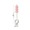2304 Stainless Steel Cartoon Spoon Fork - Stackable, Cute, Kids' Christmas Soup Utensil