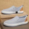 Autumn New Linen Men's Shoes Lazy Step Fishing Soft Bottom Casual Old Beijing Cloth Shoes Men's Casual Sports Shoes
