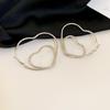 High-End Light Luxury Cold-Style Metal Hoop Earrings