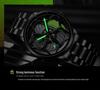 SVJ Multifunctional Men's Off-Road Waterproof Quartz Watch with 3D Hollow Design