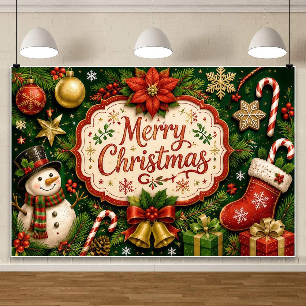 Yeele Merry Christmas Photography Backdrop Xmas Tree Garland Gifts Wallpapers Kids Family Christmas Party Decor Photo Background