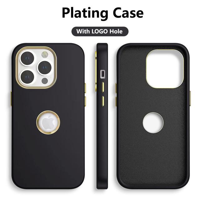 

Гибридный противоударный чехол с винтажным покрытием для Iphone 14 13 12 11 Pro Max Plus, роскошная кожа, силиконовая броня из ТПУ, мягкий чехол с отверстием для логотипа For iPhone 13 Pro