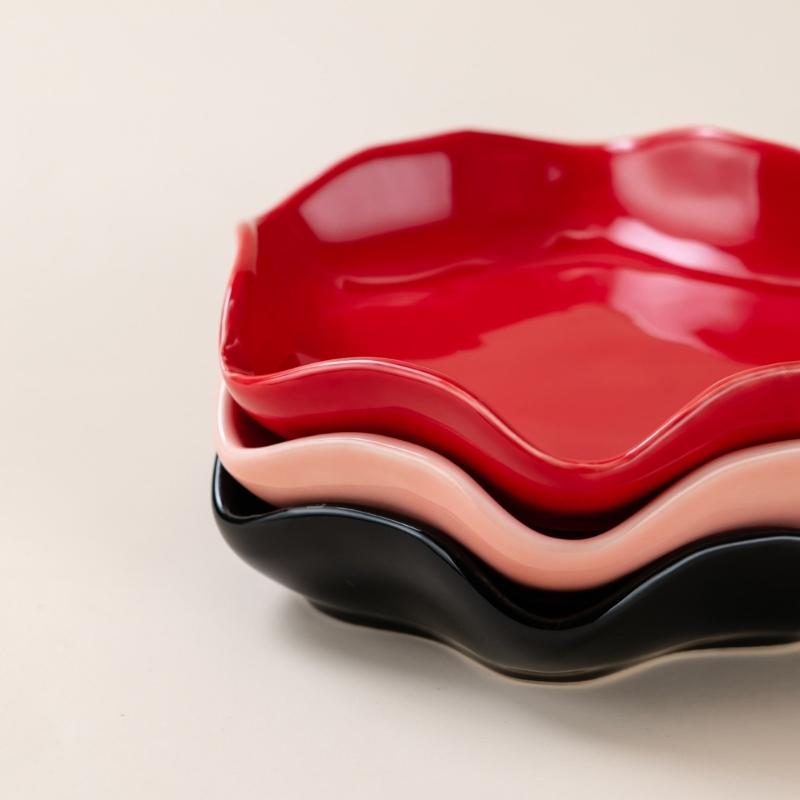 Beautiful Flower Shape Spoon Stand Durable Ceramic Spoon Stand Holder For Kitchen Count Decoration