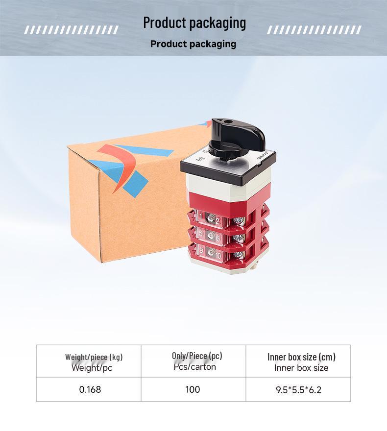 Zhuochao LW12-16/N22.2 Multi-panel Two-position Changeover Switch