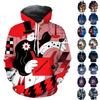 Cozy Soft Mens Womens Christmas 3d Ugly Hoodie Sweater Pullover For Xmas Parties