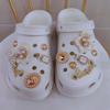 New women's summer hole shoes platform fashion garden shoes DIY small fragrant shoe buckle accessories