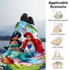 1pc Princess Printing Blanket - Soft, All-Season Throw for Living Room, Bedroom,Personalized Gift with Adorable Cartoon Design