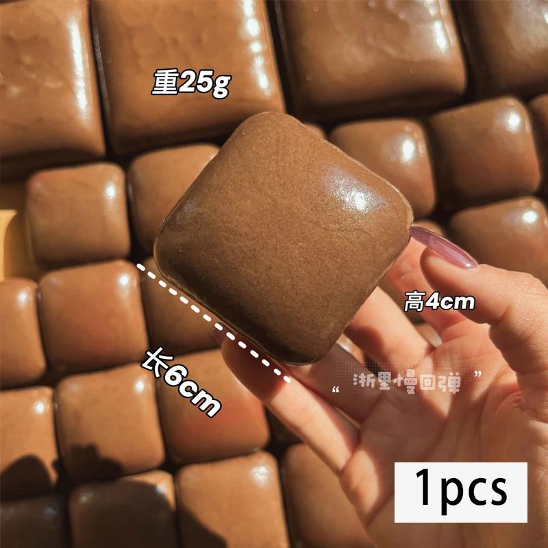 Squishy Simulation Quadratisches Brot Knetspielzeug Stressabbau Langsam aufsteigend Kleiner Toast Sensorische Fidget Spielzeuge für Angstzustände ADHS