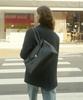 Reframe Timeless Shoulder Flap Bag Series Laptop Off-Skin Leather Black