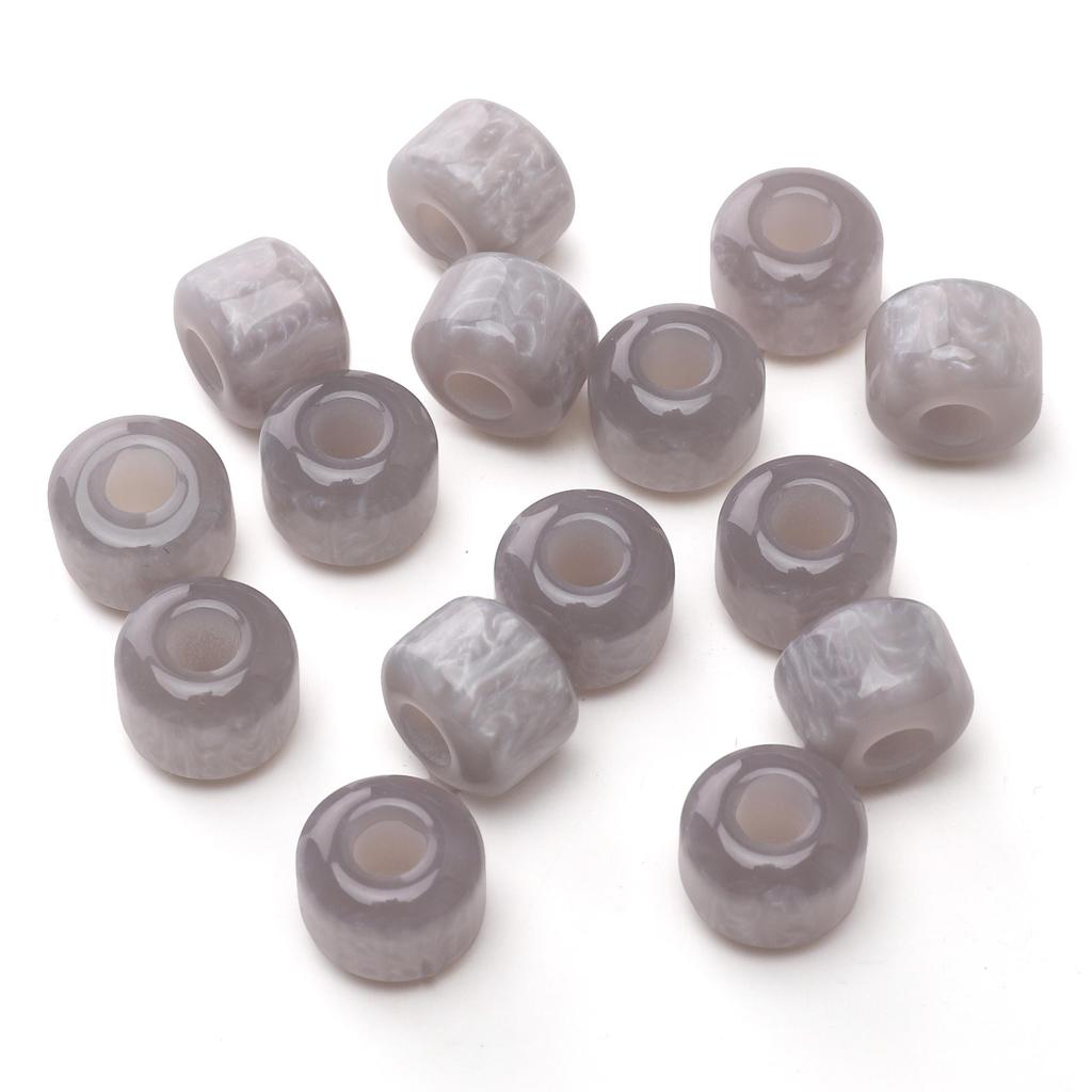5Pcs Resin Macroporous Beads For DIY Necklace Bracelet Earring Jewelry Craft Making Accessories