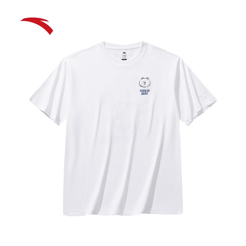 Anta x LINE FRIENDS Ice-Feel Antibacterial Loose T-Shirt 165/S
