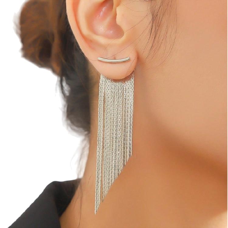 Irregular Tassels Earrings Comfortable Extended Wear Women Jewelry