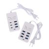 35W PD Type-C US Plug Mobile Phone Charger 1 Unit Quick Charging 6-Port USB Hub Adapter