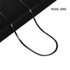 2/3/4/5mm Wide Women Stainless Steel Flat Blade Chain Necklace for Men Trendy Accessories Neck Choker Jewelry Gift