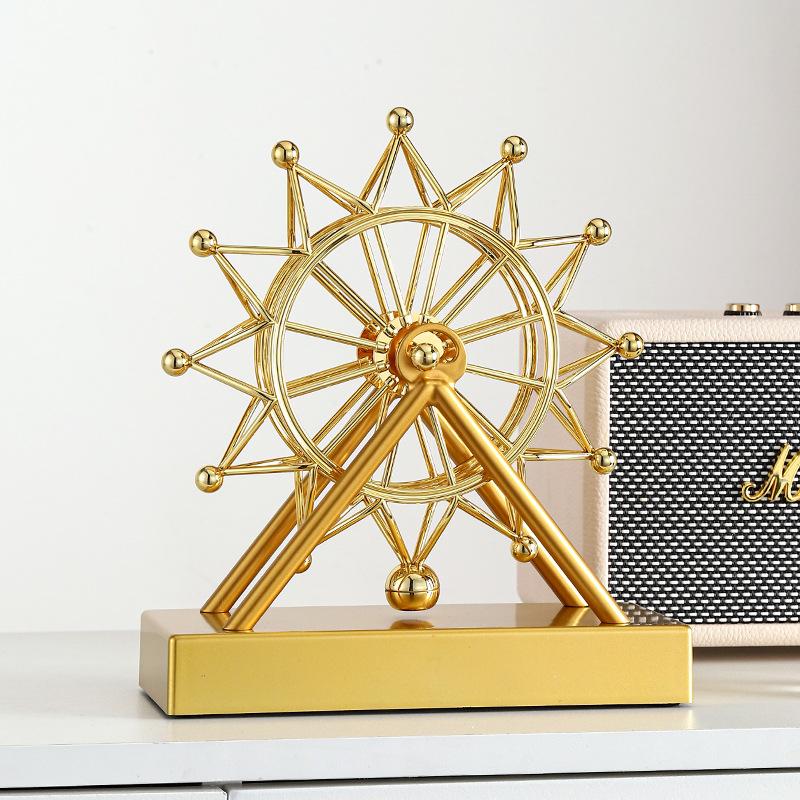 Decoration Crafts Ferris Wheel Kinetic Art Perpetual Motion Mobile Milky Way Orbital Gadget Electric Wiggler Office Desk Toy