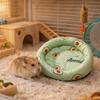 Breathable Hamster Nest Mat Round Guinea Pig Bed Small Pet Litter Mat  for Guinea Pig Rabbit