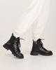 Botas femininas de inverno Kento 2093 36 couro preto