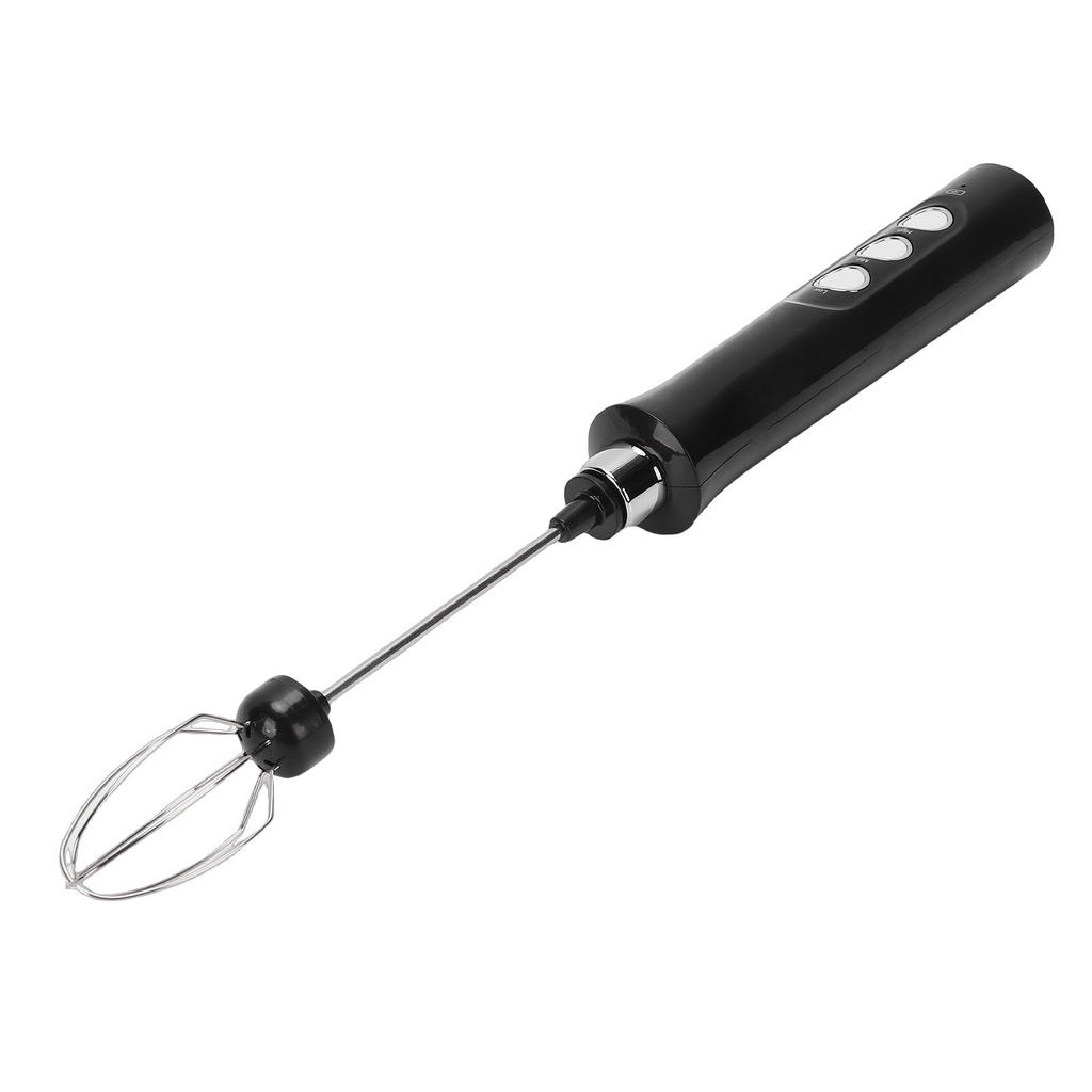 Rechargeable Milk Frother with Stand Handheld Milk Frother Wand Electric Whisk Drink Mixer Foamer for Coffee Egg Drink