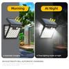 LED Solar Wall Lamp with Motion Sensor 3 Modes Foldable Waterproof Solar Lights for Outdoor Garden Security Lighting 2/4/8PCS