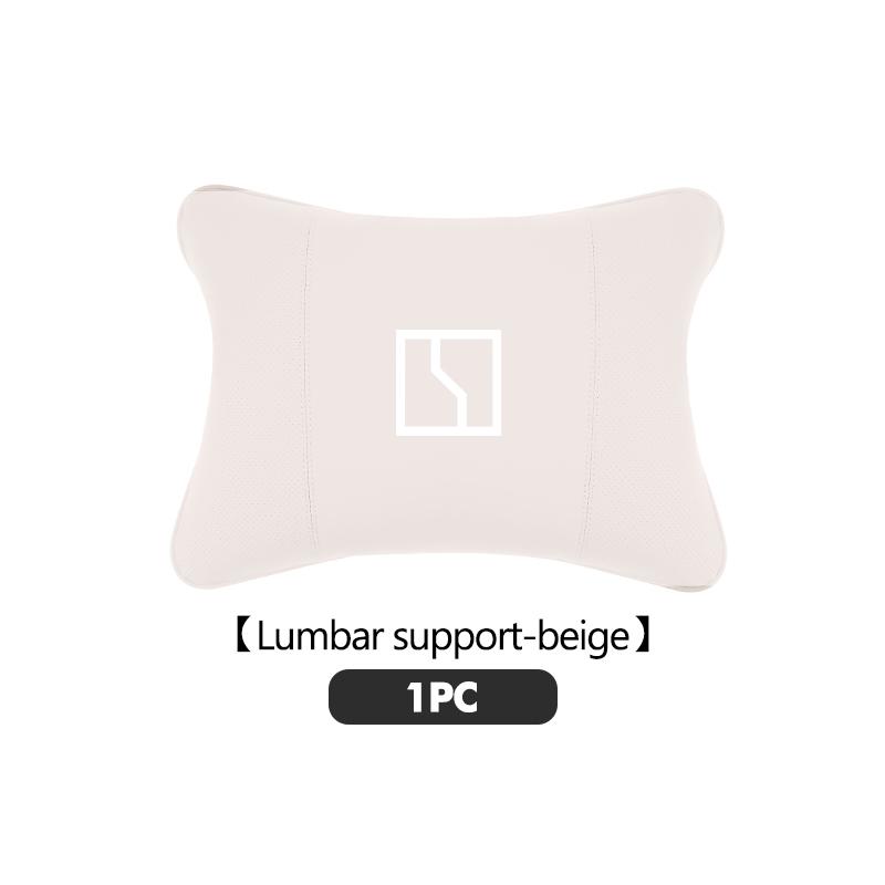 Car Seat Headrest Lumbar Support Spine Protect Neck Rest Cushion For Zeekr X 001 009 2022 2023 2024 EV 2021-2023 Krypton