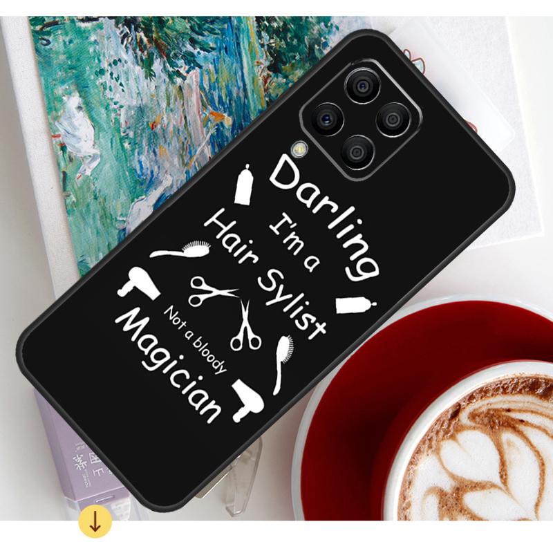 Hair Stylist Hairdresser Case For Samsung Galaxy M54 M23 M20 M32 M52 M56 M16 M36 M34 M14 M35 M55 M15 M11 M31 M13 M53