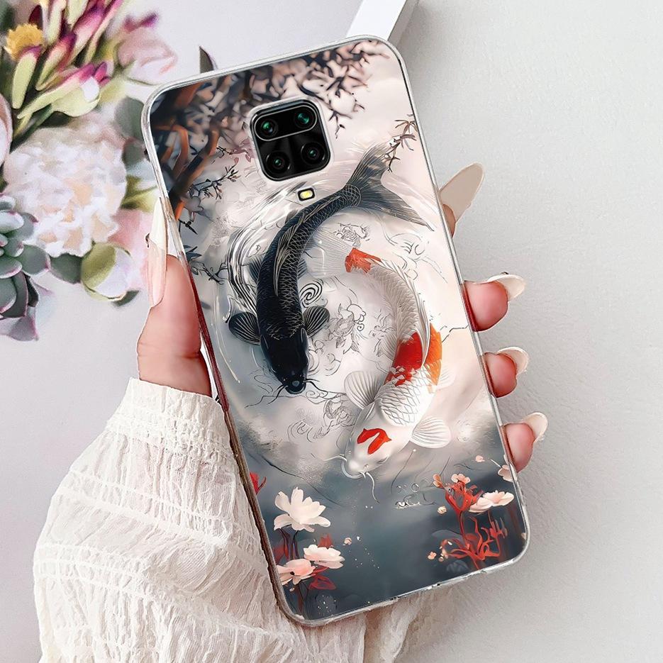 For Xiaomi Redmi Note 9 Pro Case Note 9S Fashion Painted Cover Soft Silicone Phone Cases For Redmi Note 9 Pro Max Note9 S Fundas