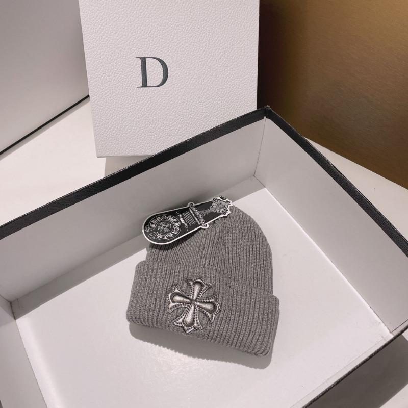 Korean version of Internet celebrity cross knitted hat, autumn and winter warm soft waxy wool hat, youth versatile