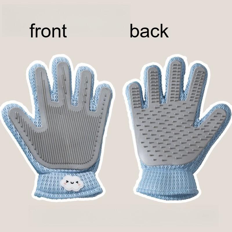 Cat Gloves Cat Hair Removal Pet Hair Removal Brushing Dog Bathing Massage Comb Silicone Hair Removal Pet Supplies