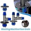 1Pcs Durable 2 In 1 Floor Drain Cover Universal 2/3/4 Ways Hose Adapter Disposer Sewer Drain Connector Washroom Accessories
