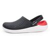 Men's Summer Non-Slip Breathable Hole Shoes: Soft-Soled Double-Use Sports Beach Sandals