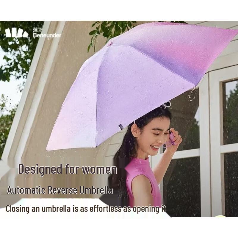 Beneunder Automatic Foldable Reverse Umbrella